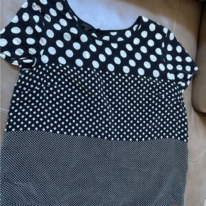 Black and White Polka Dot shirt